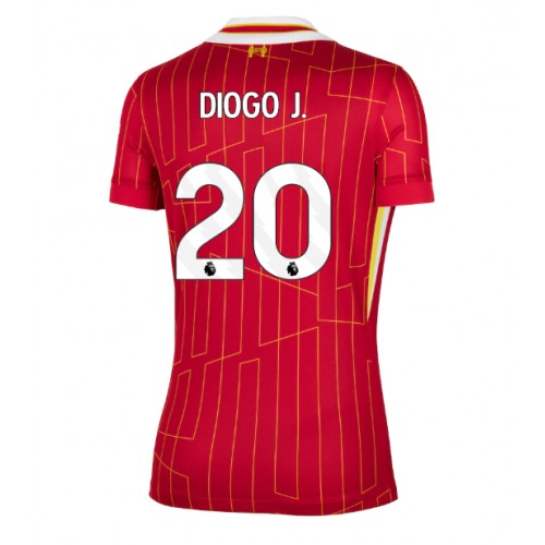 Dres Liverpool Diogo Jota #20 Domaci za Žensko 2024-25 Kratak Rukav